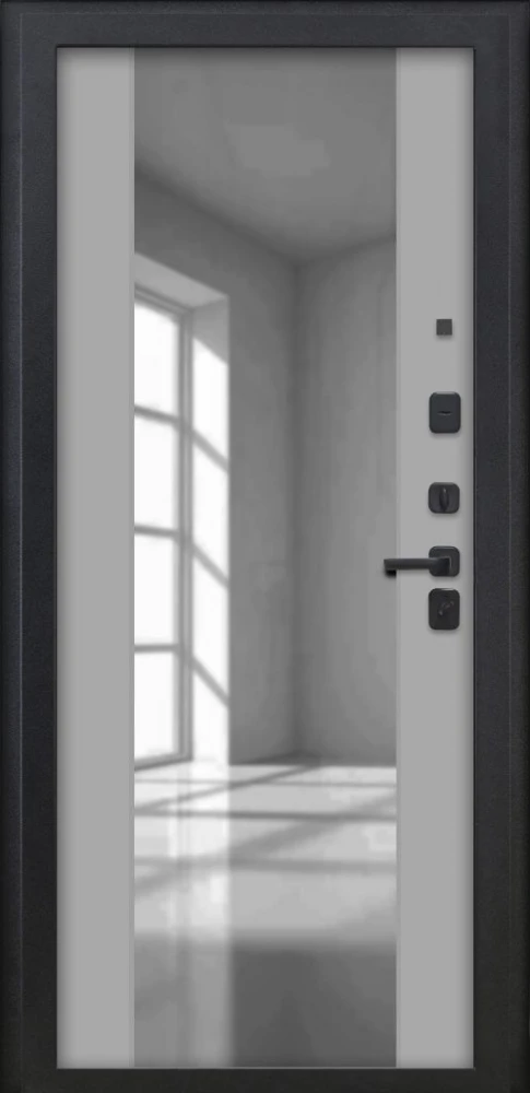 Входная дверь ДвериПРО Термо серебро ФЛЗ-1 Шарли светлый DPRO226515 внутренняя сторона